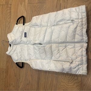 Patagonia Kids White Puffer Vest